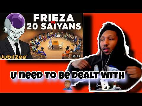Frieza vs 20 Saiyans (Jubilee Parody) @SUPERRAMY (REACTION)