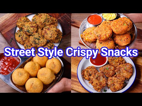 Street Style Crispy Snacks - 2 In 1 Snacks Recipes  Chatpata Street Style Nasta Recipes
