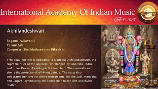 17   Akhilandeshwari IAIM 25th Annual Recital