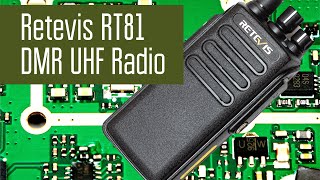 Retevis RT81 DMR UHF Radio. Проверка, измерение мощности, вскрытие, испытание влагозащиты.