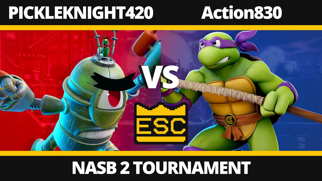 NASB at ESC 56 - PICKLEKNIGHT420 (Mecha Plankton) Vs. Action83 (Donatello) - NASB 2 Tournament