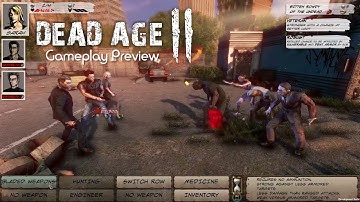 Dead Age 2 Gameplay Preview - Turn based zombie combat