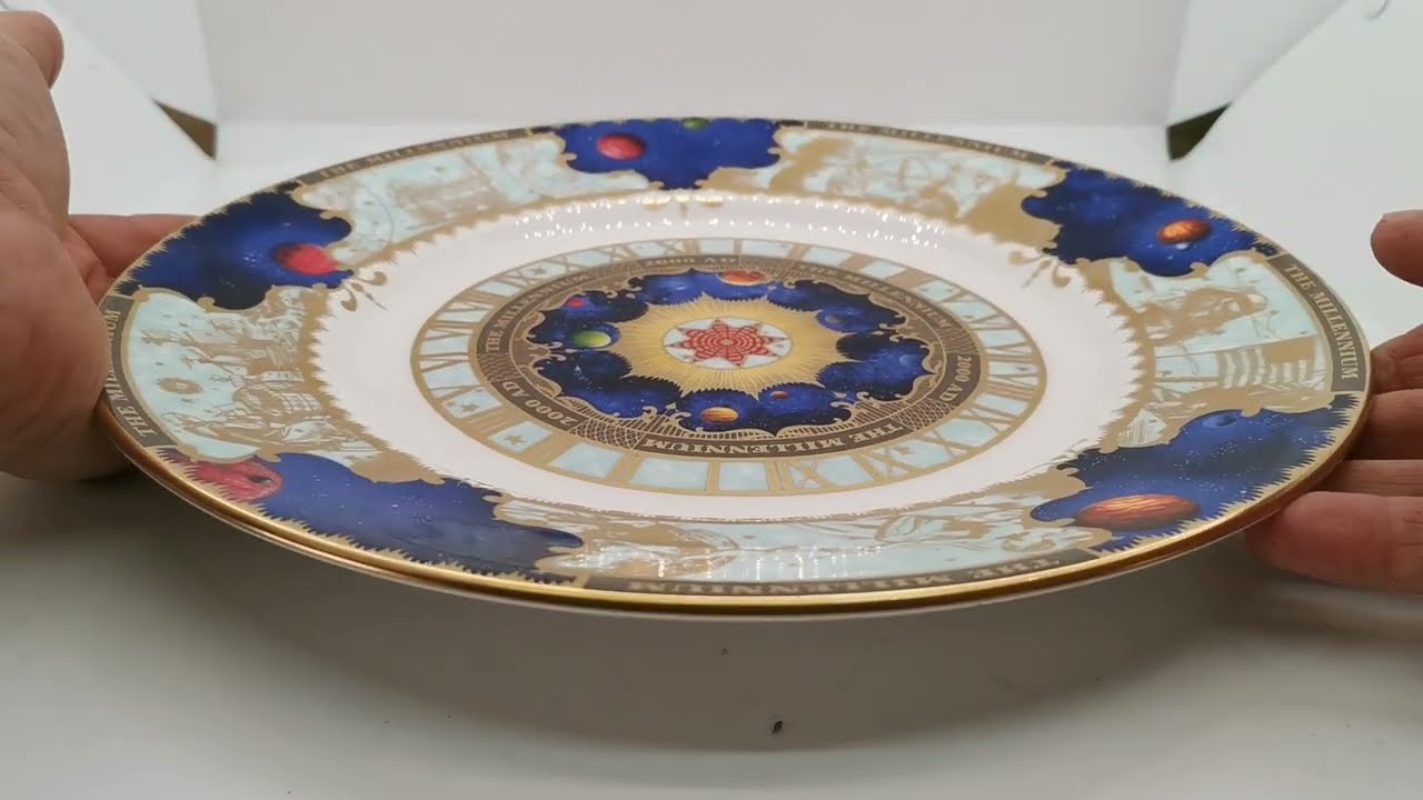 Royal Worcester Millenium China 12-Inch Charger Plate - YouTube