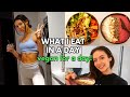 WHAT I EAT IN A DAY *vegan for a day* to lose fat & build muscle