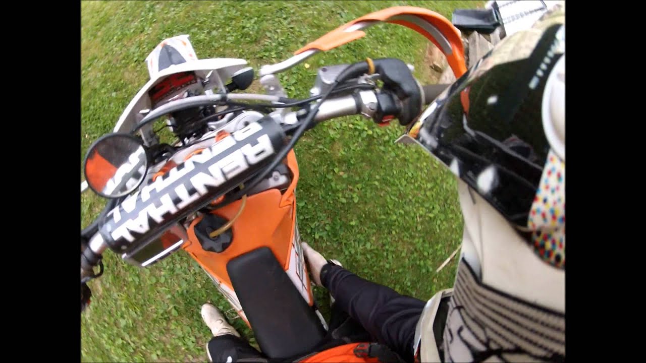 ktm 200 xcw back wheel locked up YouTube