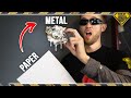 Using Only Paper to Melt Metal