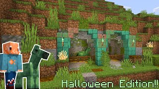 How to Build a Zombie Horse Stable! - Halloween Edition Minecraft Building