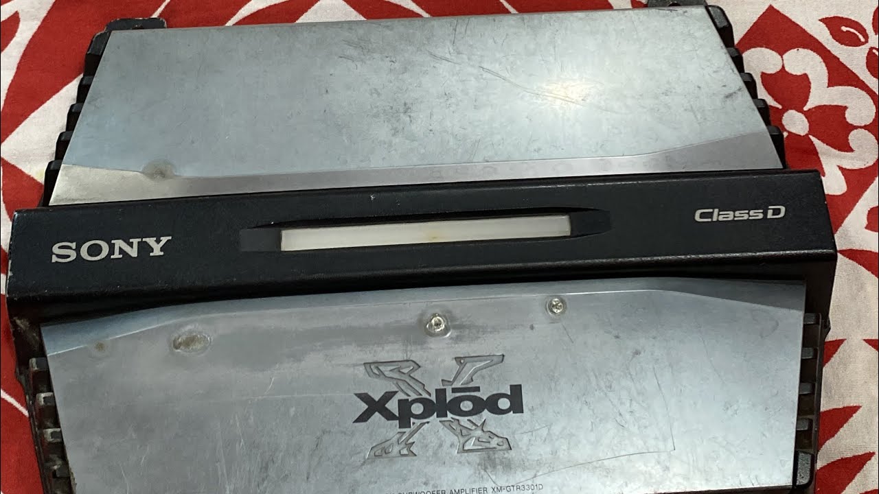 Sony Mono Amplifier XMGTR3301D with pioneer 121 SPL Subwoofer installed