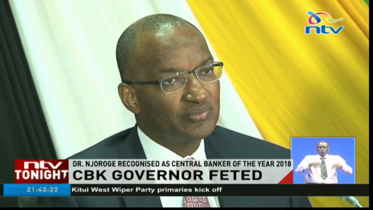 Dr. Njoroge recognised as Central Banker of the year 2018