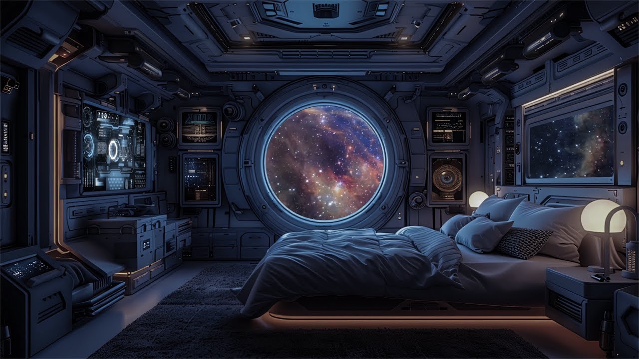 Super Smoothed Brown Noise | Spaceship Bedroom Ambience | Ambient for ...
