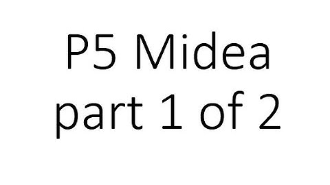 P5 error Midea air source heat pump part 1 of 2