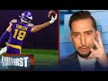 Adam Thielen on his Minnesota Vikings' latest success & big catches at WR | NFL | FIRST THINGS FIRST