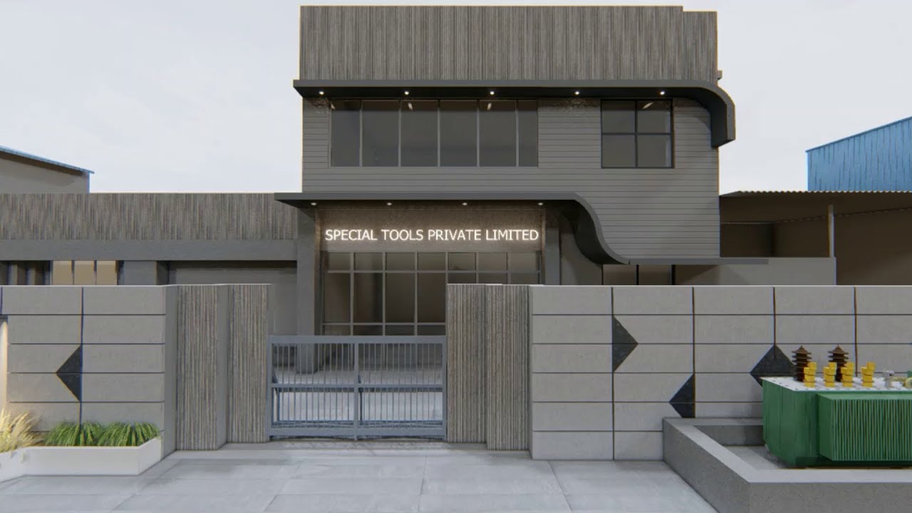 Elevation for Special Tools Factory, Sahibabad YouTube