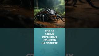 Топ 10 Самых Страшных Существ На Планете #Животные #Шортс #Топ10 #Shorts #Комарик