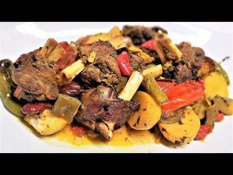 Баранина с овощами в мешке. Рецепт Димы Кулинахера. Lamb with Vegetables in Oven Bag. Eng Subtitles.