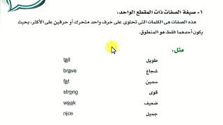 كل عام وانتم بخير / حصة الدرس الثالث من المستوى السادس في اللغة الانجليزية