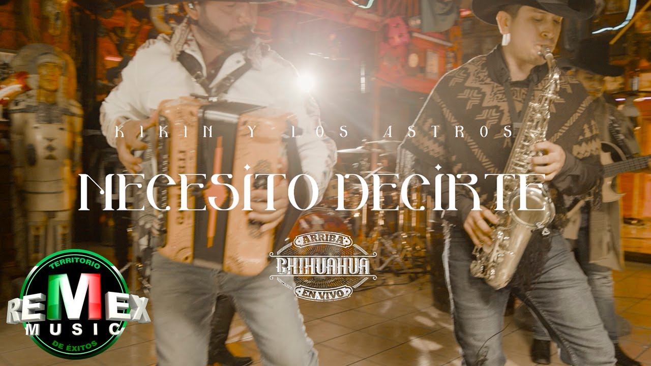 Kikin y Los Astros - Necesito Decirte En Vivo (Video Oficial)