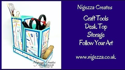 Crafty Tools Desk Top Storage