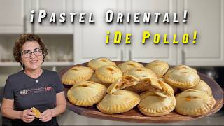 ¡Pastel Oriental! Cubano! AUTÉNTICO 🇨🇺. Masa Quebrada Casera, Rellena de Pollo!