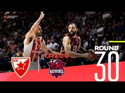 Crvena Zvezda stops Baskonia at home! | Round 30, Highlights | Turkish Airlines EuroLeague