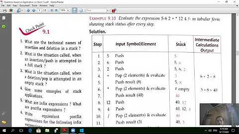 Evaluation of postfix expression | Data Structure | Class XII