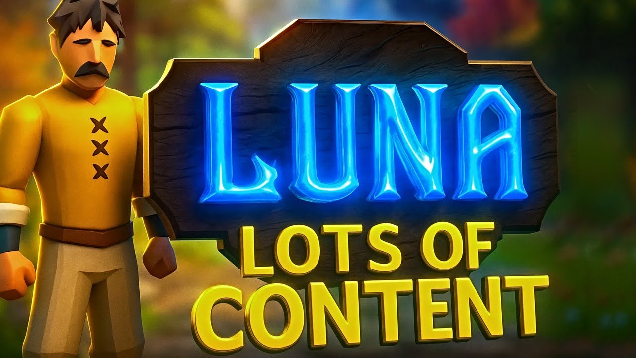 LUNA RSPS - MOBILE VERSION TOO! - SEMI CUSTOM OSRS - CUSTOM RAID, BOSSES,  LOTS OF CONTENT - 100$ G/A