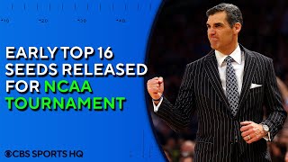 Early Top 16 Seeds released for March Madness [NCAA Tournament] | CBS Sports HQ