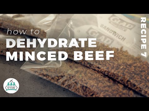 How to Dehydrate Ground Beef - Hiking Food