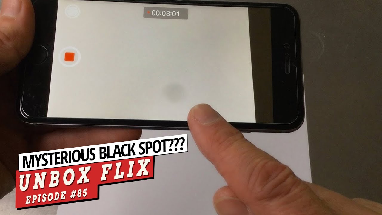 Mysterious Blackspot On Iphone Screen