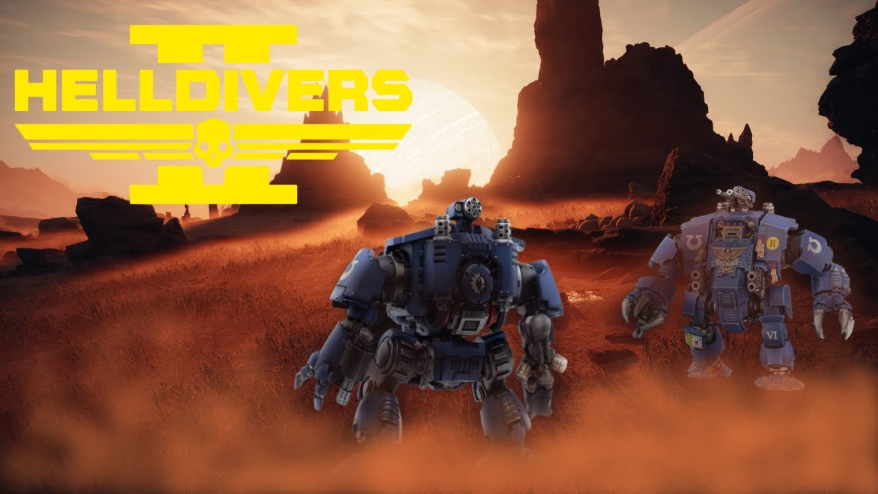 Stepping on ZOMBIES in HELLDIVERS 2 with tomigames!!!