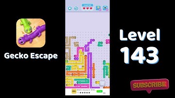 Gecko Escape Level 143 Walkthrough 🦎 | Puzzle Game Solutions & Tips | SolutionGuruji