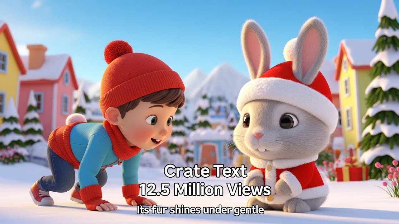 Snowflake Bunny Hop ❄️🐰 | Fun Winter Adventure Story for Kids Ages 6-10