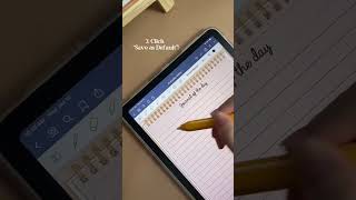 Goodnotes Tip Part 5-How to set a default text in Goodnotes! #ipadtutorial #ipadnotes #digitalnotes