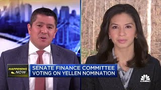 Senate Finance Committee to vote on Janet Yellen's treasury nomination
