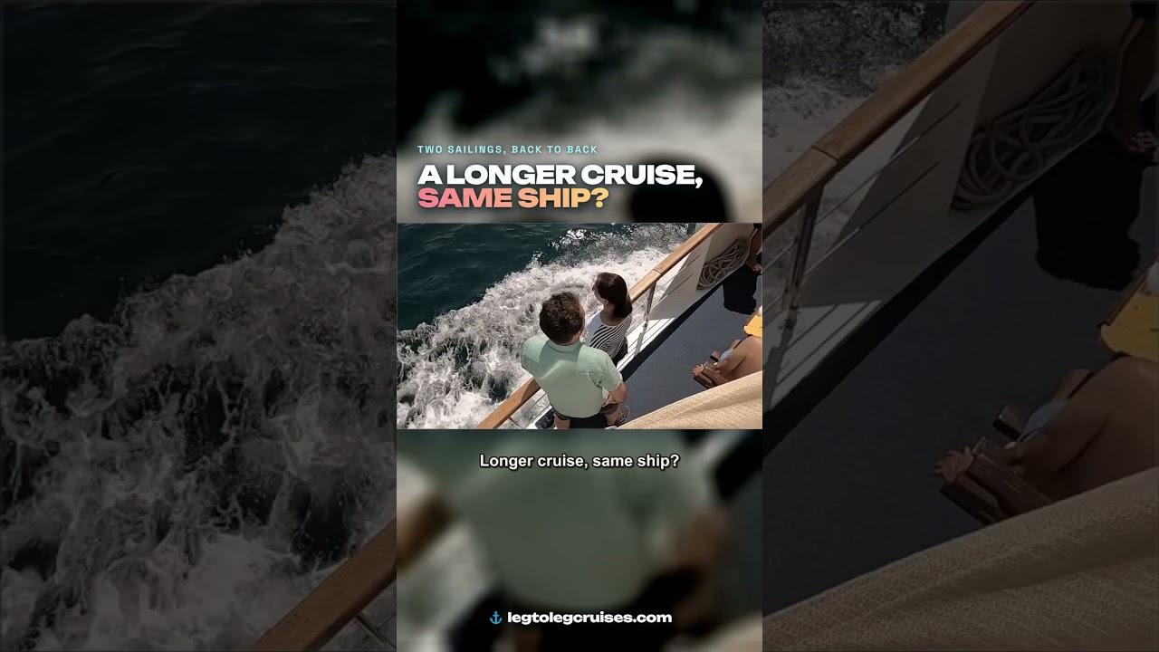 A longer cruise without changing ships: book two sailings back to back