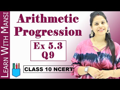 Ex 5.3 Q9 | Arithmetic Progression | Chapter 5 | Class 10 Maths | NCERT