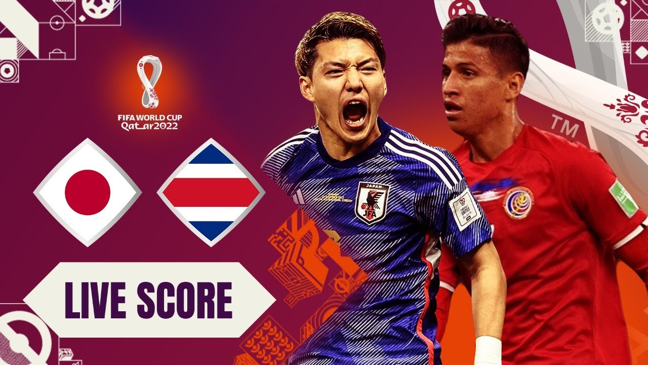 🔴LIVE SCORE Japan vs Costa Rika Fifa World Cup 2022 Football YouTube