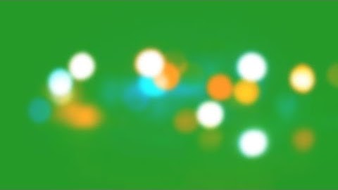 Bokeh background animation green screen effect HD video