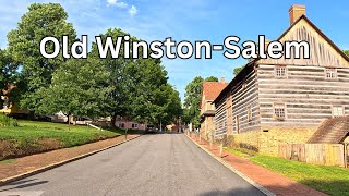 Drive Through Historic Old Winston-Salem, NC