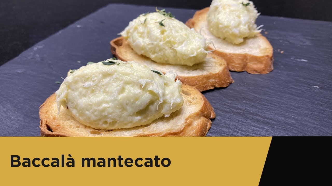 Baccalà mantecato gourmet