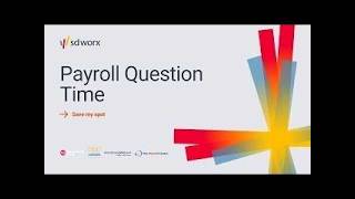 Payroll Question Time  May 2026