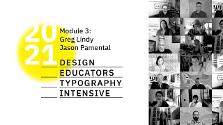DETI: Module 3—Greg Lindy & Jason Pamental: “Teaching and the Use of Variable Fonts” (Classroom)