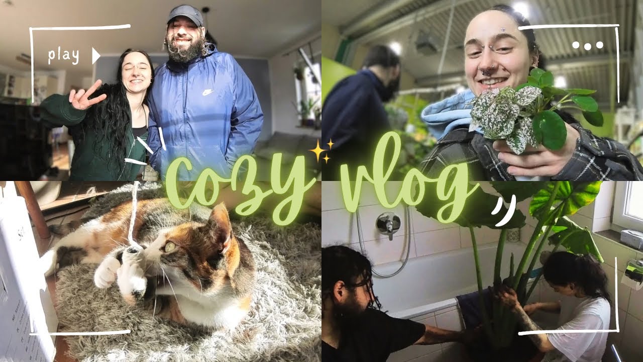 unser COZY Alltag | Neuer Pflanzen-Haul, umtopfen & PMS-Chaos🪴 [Vlog #16] | Cloud Fourty Diaries ☁️🐻