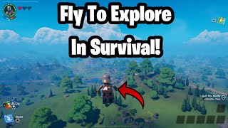 How To FLY & Explore in Fortnite LEGO Survival (Easy Way To Explore)