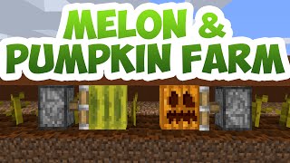 Piston Worm Melon & Pumpkin Farm! 1.7 & 1.8 [Tutorial]