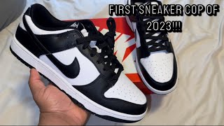 My First Sneaker Cop Of 2023!!! ( Nike Dunk Low 'Panda' Restock! )
