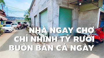 Bán nhà 2 mặt tiền chợ ở BR-VT đường thông thoáng vị trí miễn chê luôn