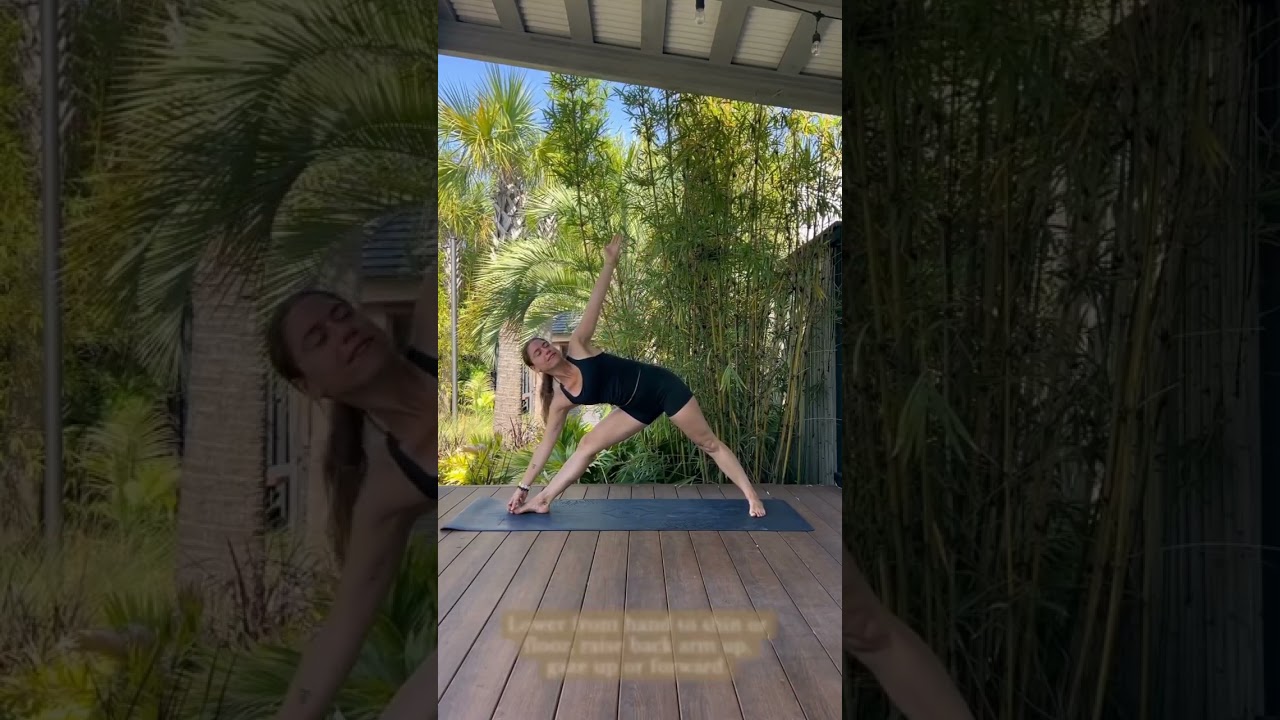 How to do Triangle Pose 