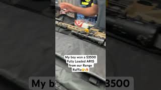 Winning a $3500 AR15 Raffle🤯🙏 #youtubeshorts #shorts #trending #shortvideo #subscribe #fyp #love