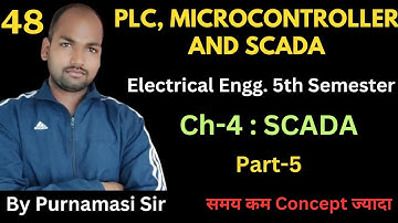 #48 PLC, MICROCONTROLLER & SCADA | Ch-4 : SCADA @PolytechnicPathshala